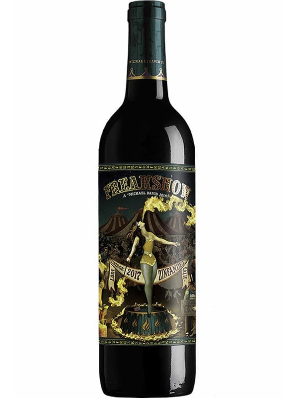Вино Зінфандель, Фрікшоу / Zinfandel, Freakshow, Michael David, червоне сухе 0.75