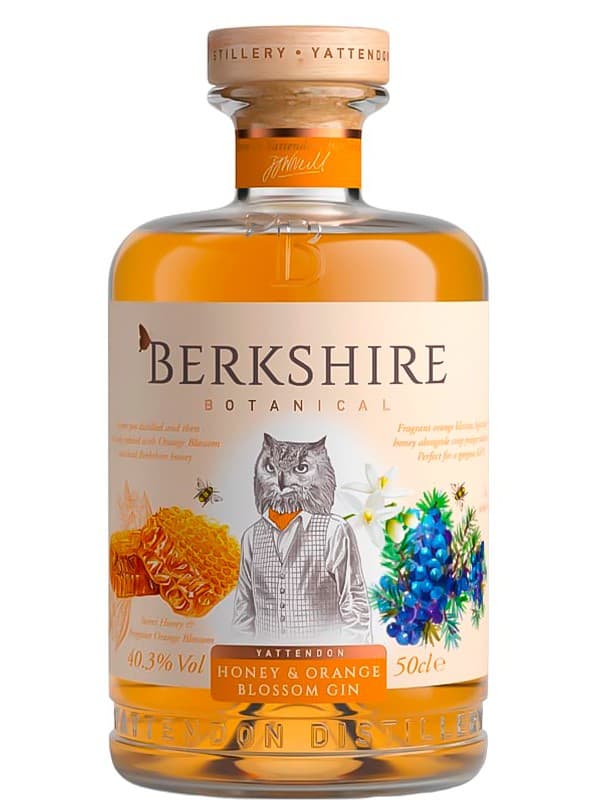 Джин Беркшир, Мед та Квітка Апельсину / Berkshire, Honey & Orange Blossom, 40.3%, 0.5л