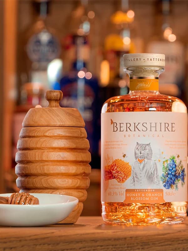 Джин Беркшир, Мед та Квітка Апельсину / Berkshire, Honey & Orange Blossom, 40.3%, 0.5л