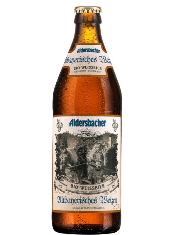 Пиво Альтбайрішес Вайцен, Альдерсбахер / Altbayerisches Weizen, Aldersbacher, 5.2%, 0.5л