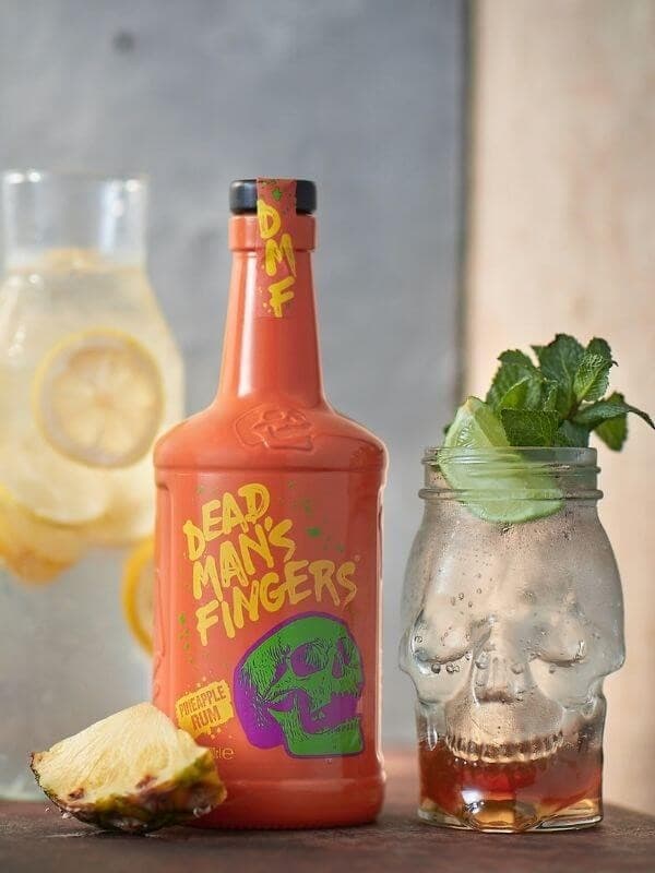 Ром Дед Менс Фінгерс (ДМФ), Ананас / Dead Man's Fingers (DMF), Pineapple, 37.5%, 0.7л