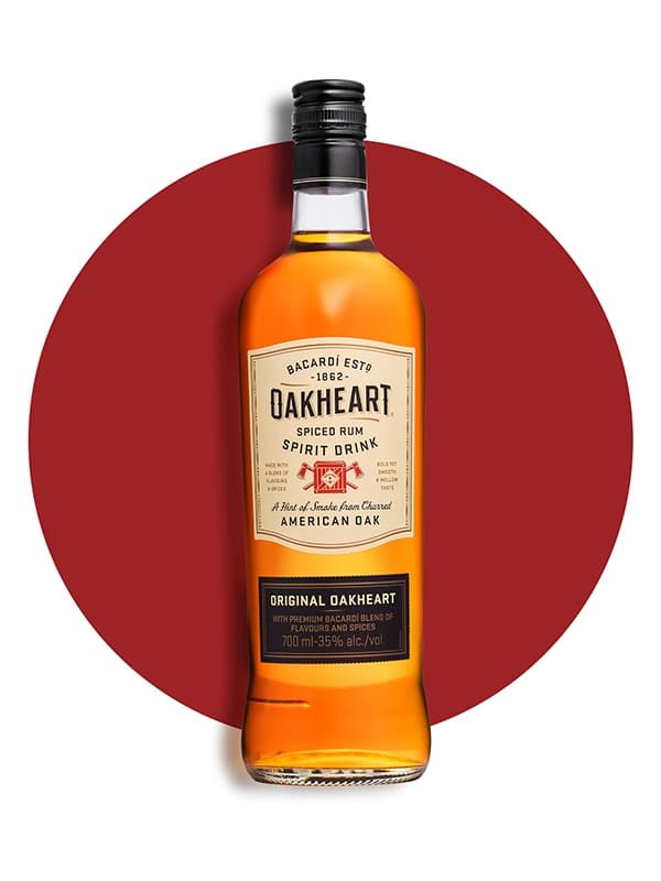 Ромовий напій Оакхарт Оріджинал, Бакарді / Oakheart Original, Bacardi, 35%, 0.7л