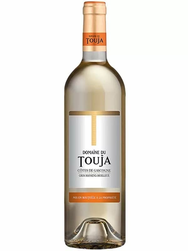 Вино Домейн дю Тужа, Кот де Гасконь / Domaine du Touja, Cotes de Gascogne, біле напівсолодке 0.75л