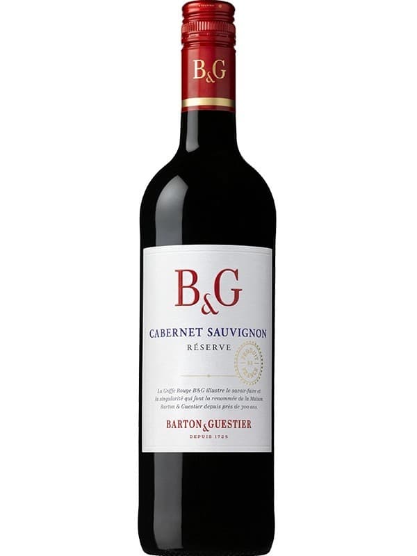 Вино Каберне Совіньйон, Резерв / Cabernet Sauvignon, Reserve, Barton & Guestier, червоне сухе 13.5% 0.75л