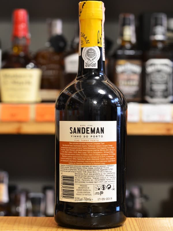 Портвейн Тауні Порто, Сандеман / Tawny Porto, Sandeman, червоне солодке 0.75л