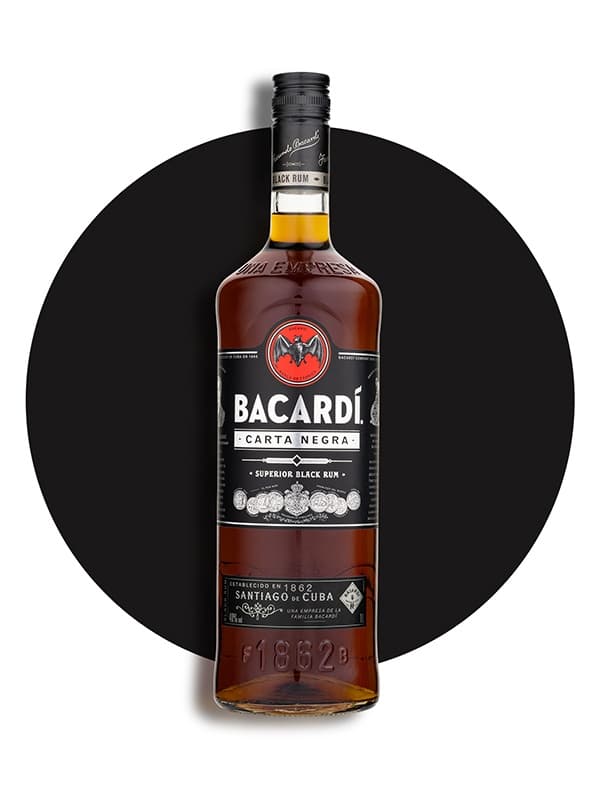 Ром Карта Негра, Бакарді / Carta Negra, Bacardi, 40%, 1л