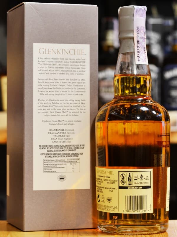 Віскі Гленкінчі / Glenkinchie, 12 років, 43%, 0.7л, в коробці