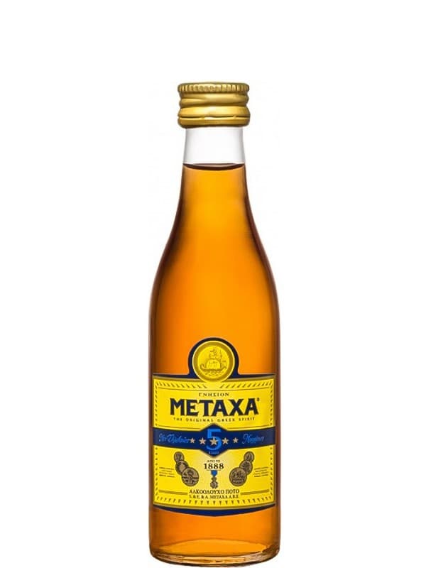 Бренді Метакса / Metaxa, 5 років, 38%, 0.05л