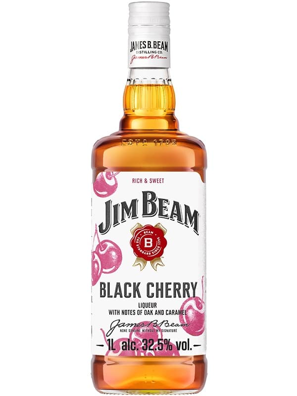 Лікер на основі бурбону Джим Бім, Блек Черрі / Black Cherry, Jim Beam, 32.5%, 1л