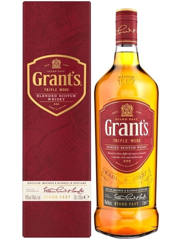 Віскі Grant's Triple wood Blended Scotch Whisky 40%, 0,7 л, в коробці (753863)