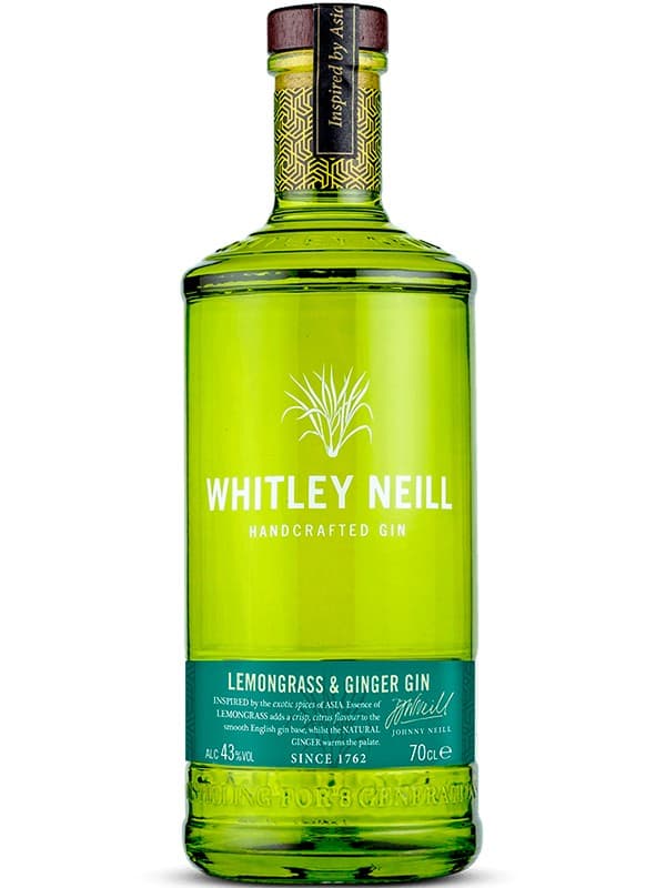 Джин Уітлі Нейлл, Лемонграсс і Імбир / Whitley Neill, Lemongrass & Ginger, 43%, 0.7л