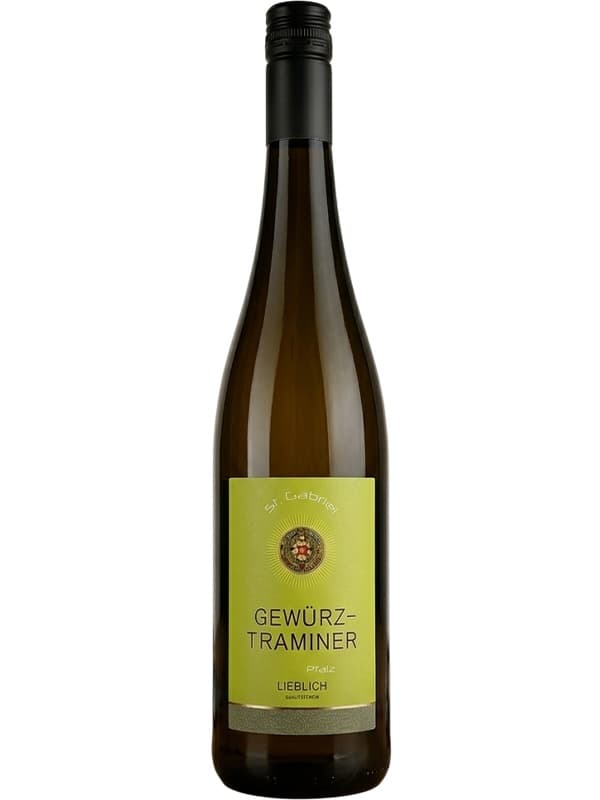 Вино Гевюрцтраминер / Gewurztraminer, St. Gabriel, біле напівсолодке 0.75л