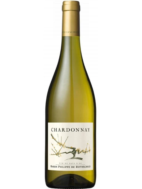 Вино Шардоне / Chardonnay, Baron Philippe de Rothschild, біле сухе 0.75л
