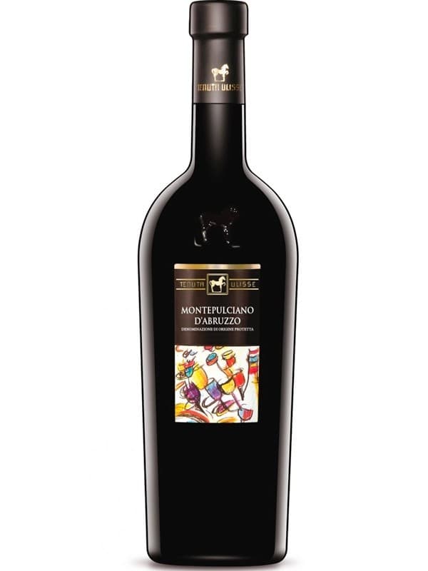 Вино Монтепульчано д'Абруццо / Montepulciano d’Abruzzo, Tenuta Ulisse, червоне напівсухе 0.75л
