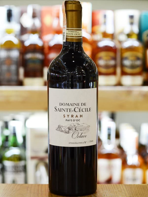 Вино Сіра / Syrah, Domaine Sainte Cecile, червоне сухе 14% 0.75л