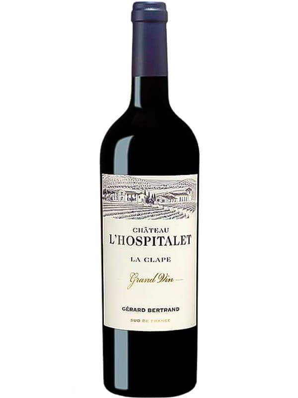 Вино Шато Л'Оспіталет, Руж / Chateau L'Hospitalet, Rouge, Gerard Bertrand, червоне сухе 0.75л