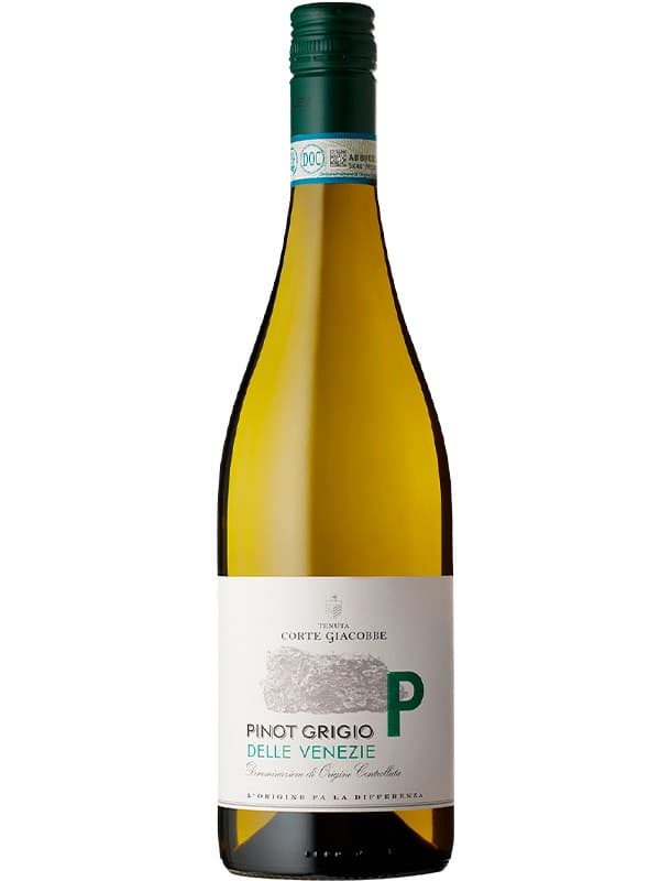 Вино Піно Гріджио делла Венеція / Pinot Grigio delle Venezie, Tenuta di Corte Giacobbe, біле сухе 0.75л