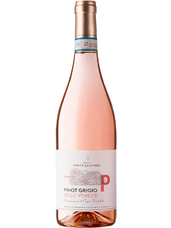 Вино Піно Гріджио Рамато делла Венеція / Pinot Grigio Ramato delle Venezie, Tenuta di Corte Giacobbe, рожеве сухе 0.75л