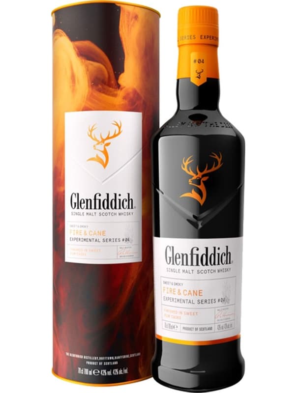 Віскі Гленфіддік, Фаєр & Кейн / Glenfiddich, Fire & Cane, 43%, 0.7л, в тубусі