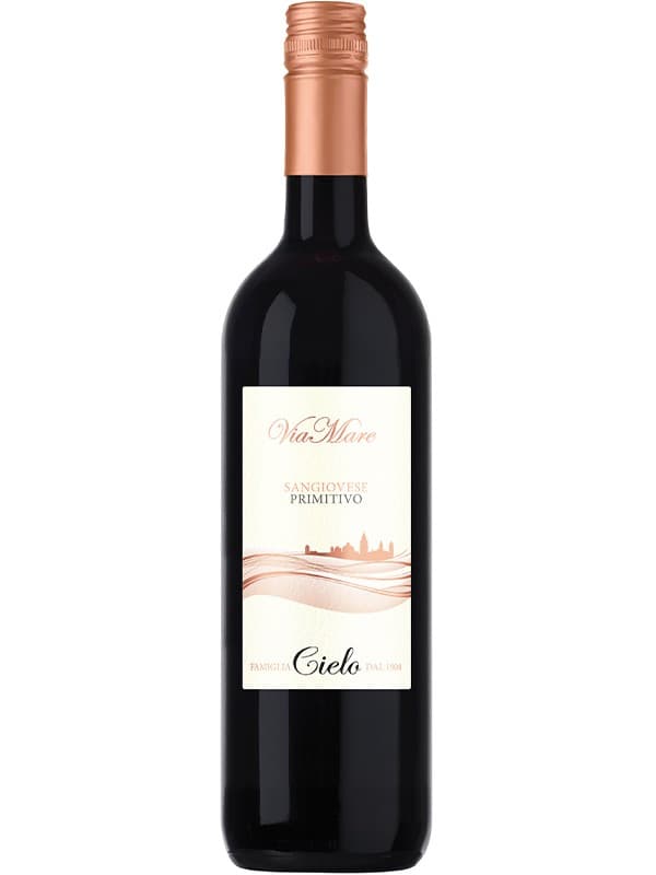 Вино Санджовезе - Примітиво, Віамар / Sangiovese - Primitivo, Viamare, Cielo e Terra, червоне сухе 0.75л