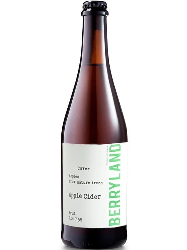 Сидр ігристий Кюве / Cuvee, Berryland, брют 7-7.5% 0.75л