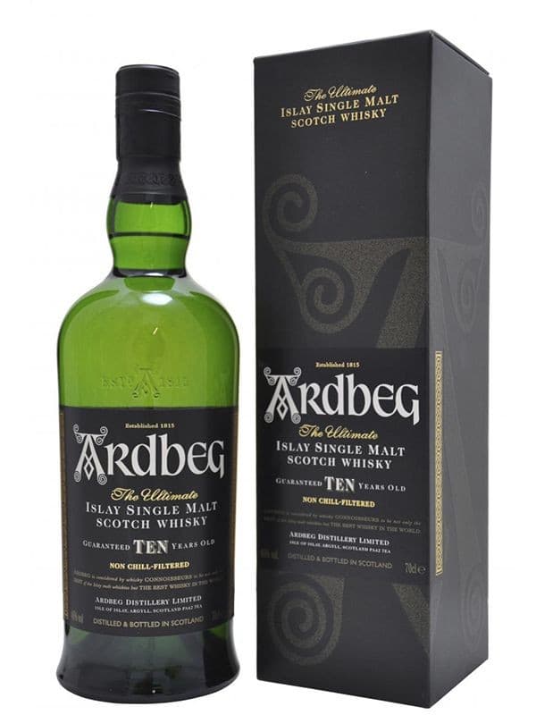 Віскі Ардбег Тен / Ardbeg Ten, 10 років, 46%, 0.7л, в коробці