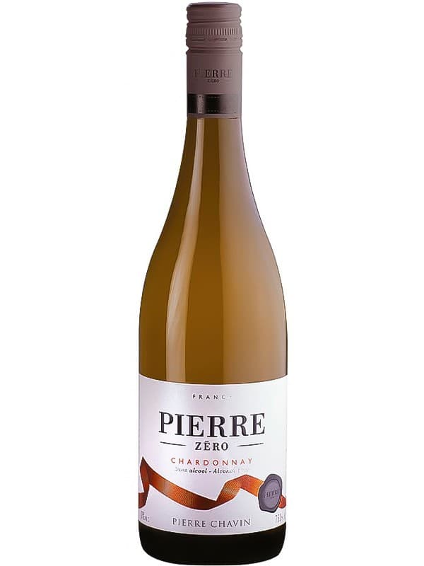 Безалкогольне вино П'єр Зеро, Шардоне / Pierre Zero, Chardonnay, Domaines Pierre Chavin, біле 0.75л