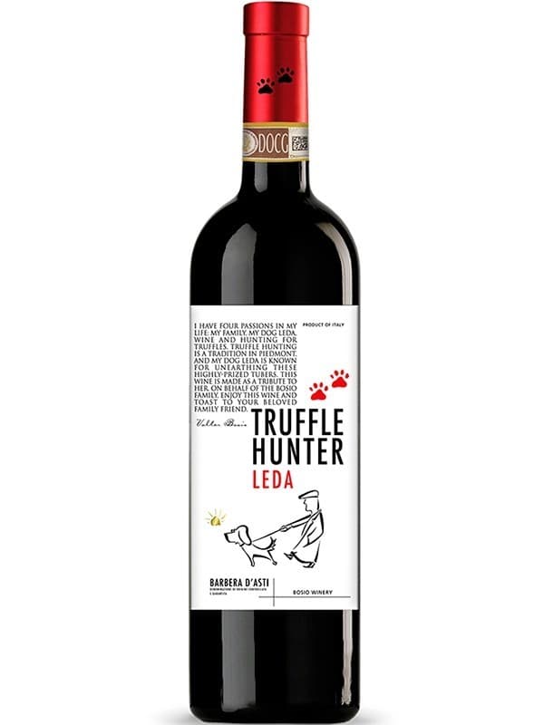 Вино Барбера д'Асті / Barbera d'Asti, Truffle Hunter Leda, червоне сухе 0.75л