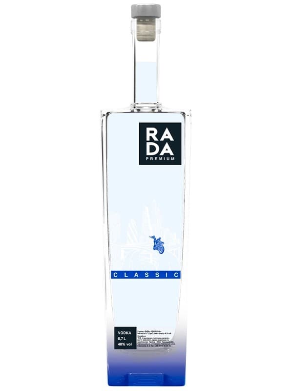 Горілка Класична, Рада / Classic, Rada, 40%, 0.7л