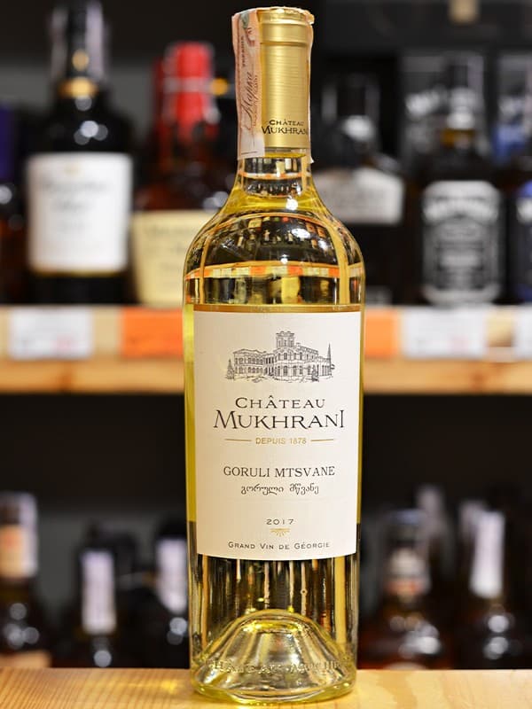 Вино Горулі Мцване / Goruli Mtsvane, Chateau Mukhrani, біле сухе 12.5% 0.75л
