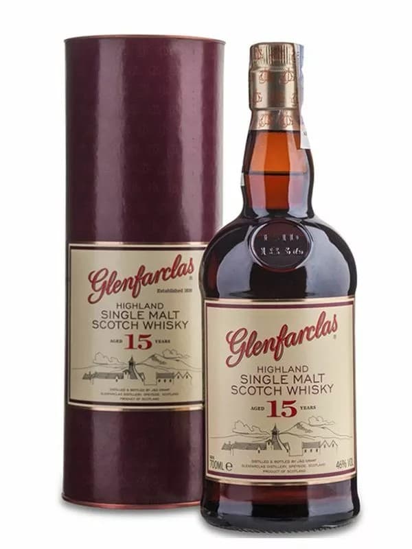 Віскі Гленфарклас / Glenfarclas, 15 років, 46%, 0.7л, тубус