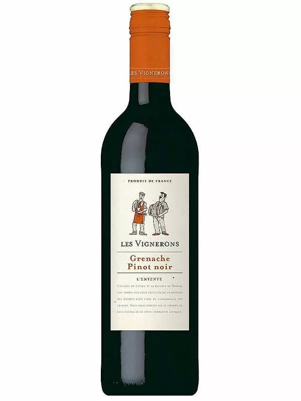 Вино Гренаш Піно Нуар / Grenache Pinot Noir, Les Vignerons, червоне сухе 12.5% 0.75л