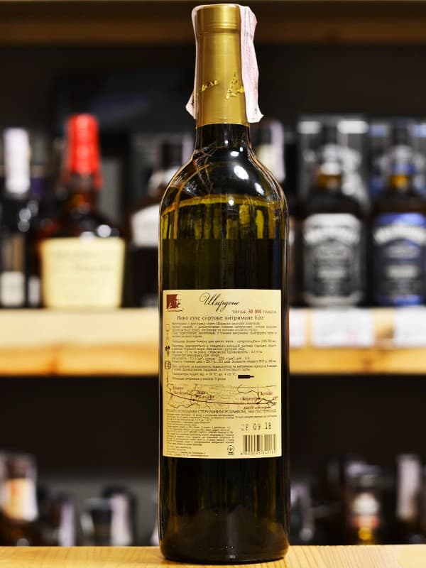 Вино Шардоне, Колоніст / Chardonnay, Kolonist, біле сухе 13.5% 0.75л