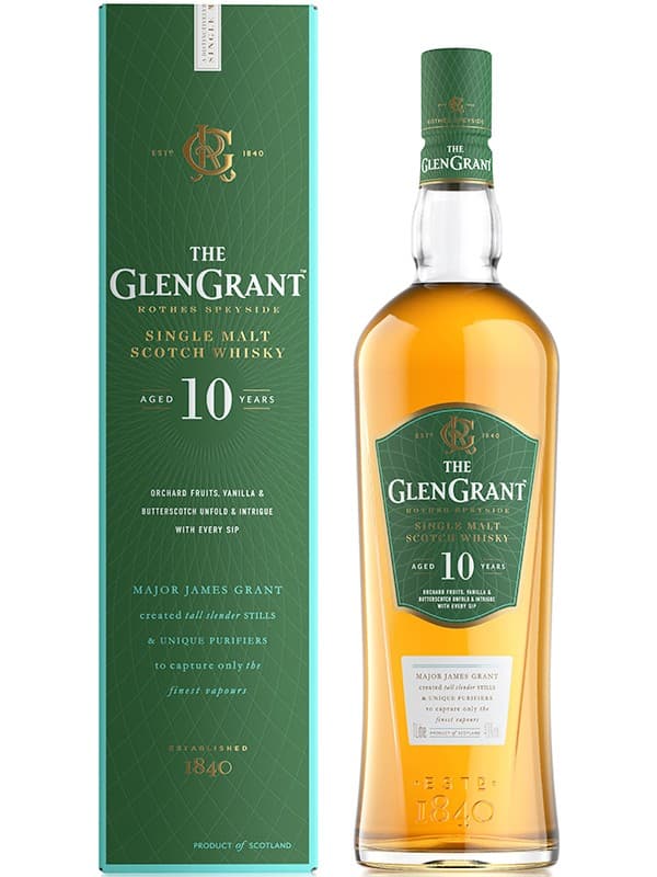 Віскі Глен Грант / The Glen Grant, 10 років, 40%, 1л, в коробці