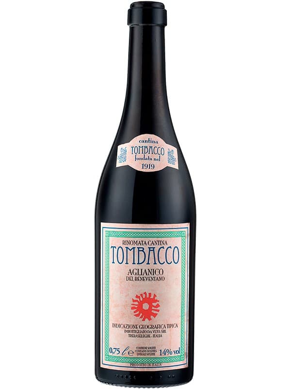 Вино Альяніко, Беневентано / Aglianico, Beneventano, Tombacco, червоне сухе 0.75л