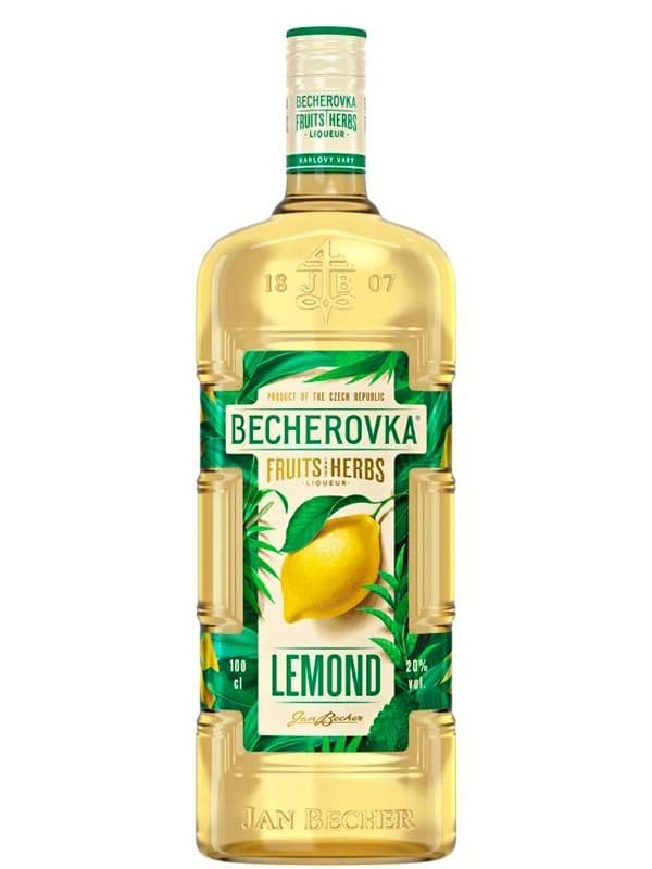 Лікер Бехеровка Лимон / Becherovka Lemond, 20%, 1л