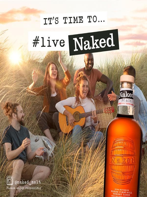 Віскі "Нейкід Молт" / "Naked Malt", Highland Distillers, 40%, 0.7л