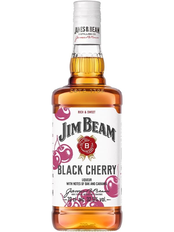 Лікер на основі бурбону Джим Бім, Блек Черрі / Jim Beam, Black Cherry, 32.5%, 0.7л