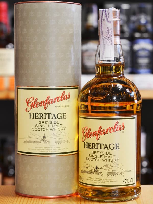 Віскі Гленфарклас Ерітаж / Glenfarclas Heritage, 40%, 0.7л, тубус