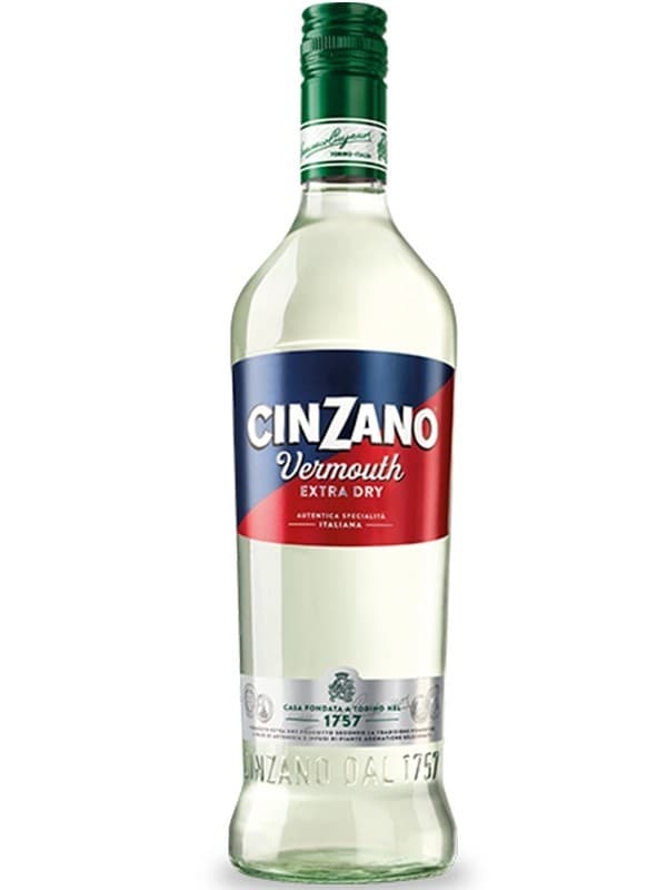 Вермут Чинзано, Екстра Драй / Cinzano, Extra Dry, біле сухе 18% 1л