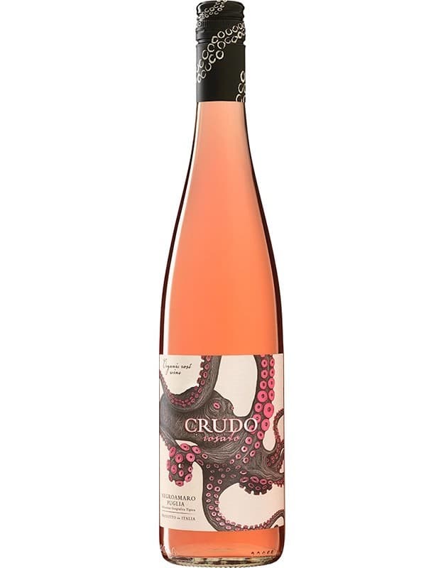 Вино Крудо, Негроамаро Органік / Crudo, Negroamaro Organic, Mare Magnum, рожеве сухе 0.75л