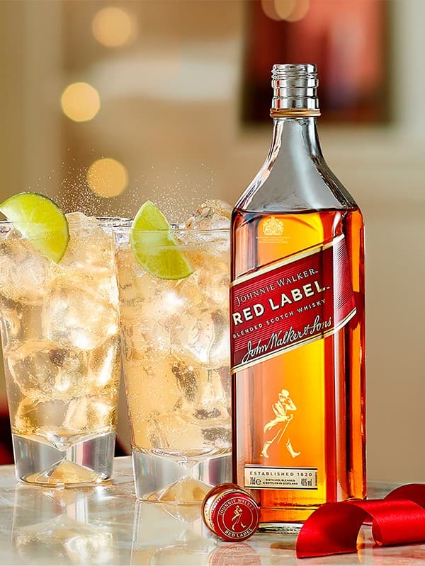 Віскі Ред Лейбл / Red Label, Johnnie Walker, 40%, 0.5л
