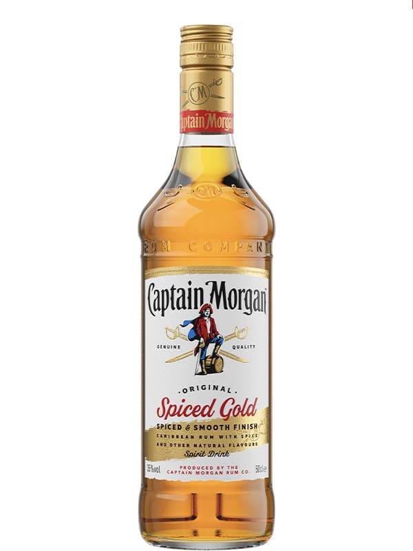 Ромовий напій Капітан Морган, Спайсед Голд / Captain Morgan, Spiced Gold, 2 роки, 35%, 0.5л