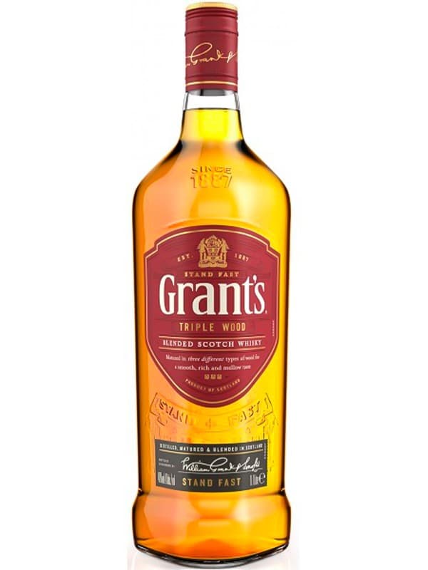 Віскі Грантс, Тріпл Вуд / Grant's, Triple Wood, 40%, 1л