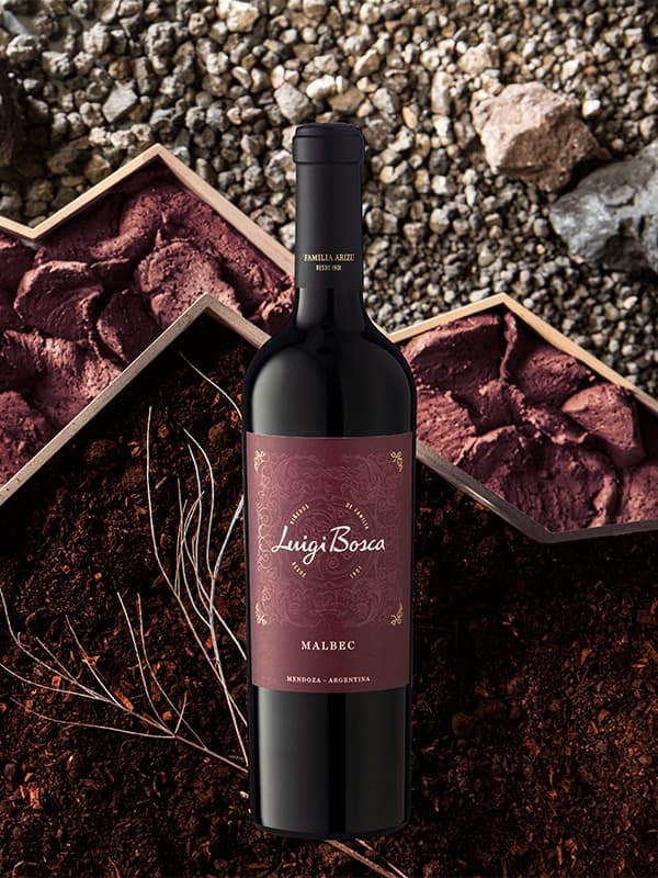 Вино Мальбек / Malbec, Luigi Bosca, червоне сухе 0.75л