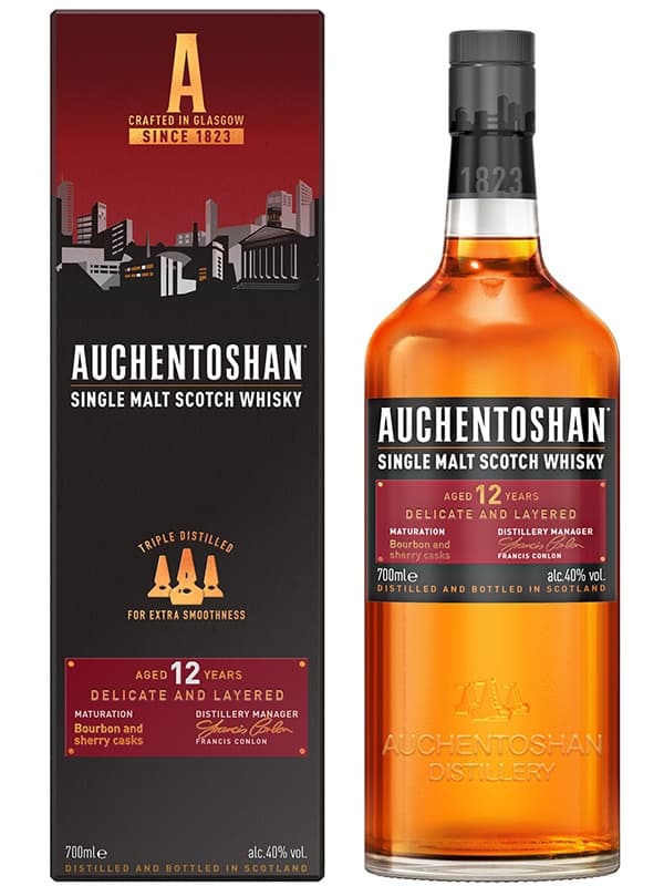 Віскі Ошентошен / Auchentoshan, 12 років, 40%, 0.7л