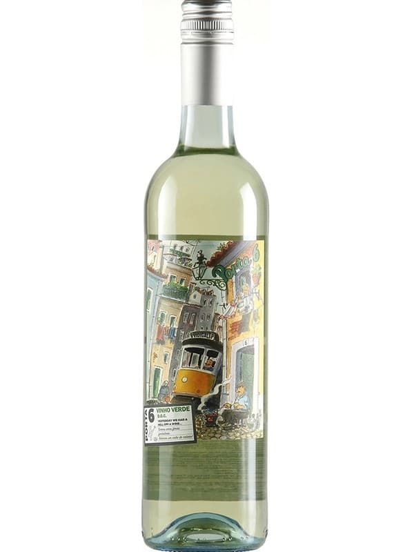 Вино Порта 6, Вінью Верде / Porta 6, Vinho Verde, Vidigal, 9.5% біле сухе 0.75л