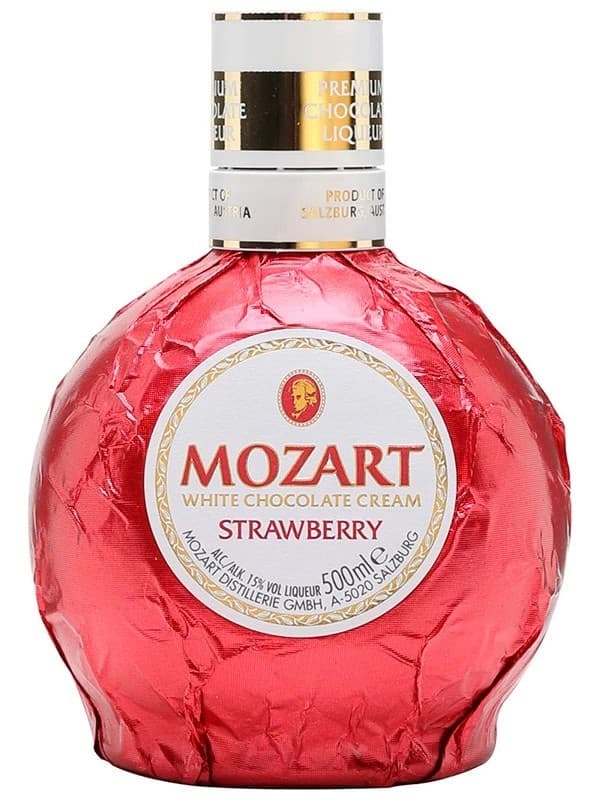 Лікер Строуберрі Крем, Моцарт / Strawberry Cream, Mozart, 15%, 0.5л