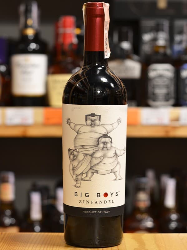 Вино Зінфандель, Біг Бойз / Zinfandel, Big Boys, Mare Magnum, червоне сухе, 0.75л