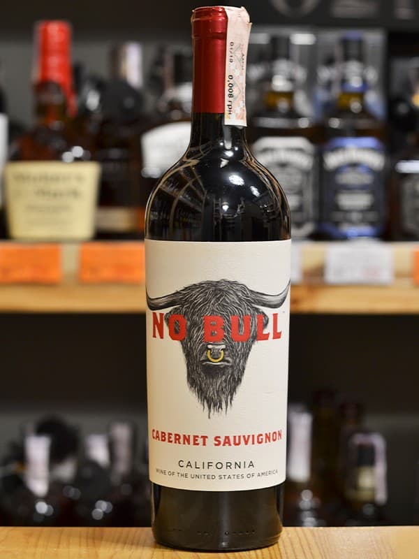 Вино Ноу Булл, Каберне Совіньйон / No Bull, Cabernet Sauvignon, Mare Magnum, червоне сухе 0.75л